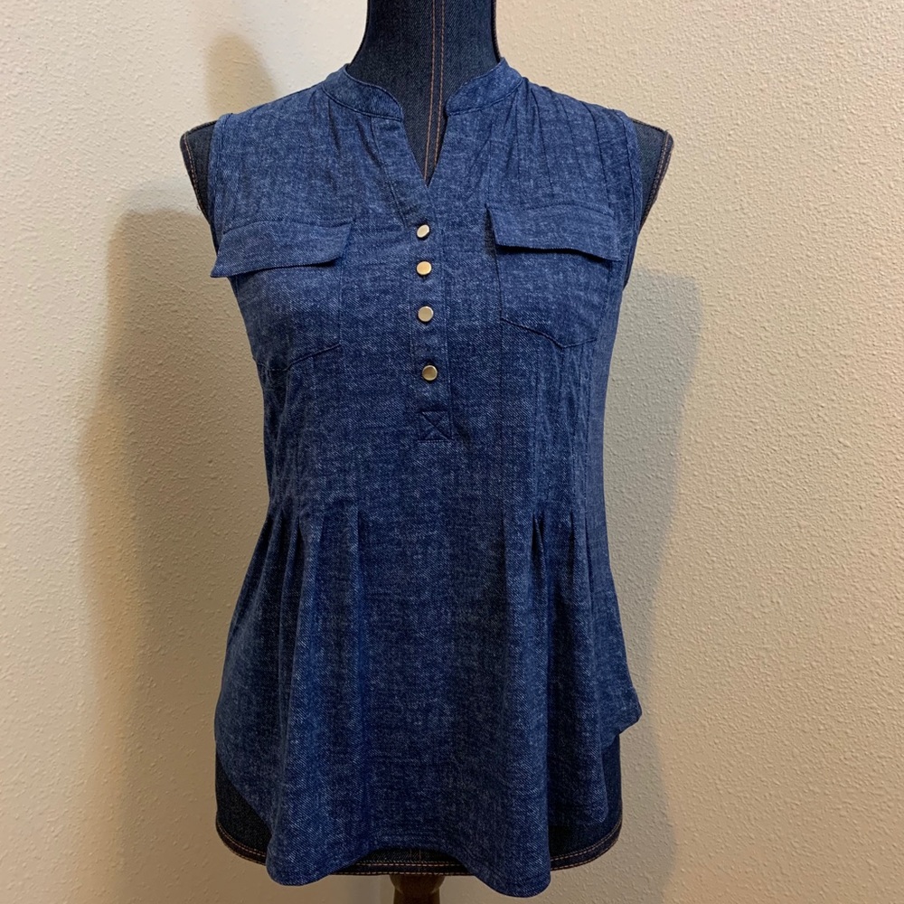 Westport jean blouse